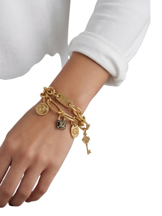 Brighton Jewelry - Brighton My Flat In London Gold Tone Charm Link Bracelet